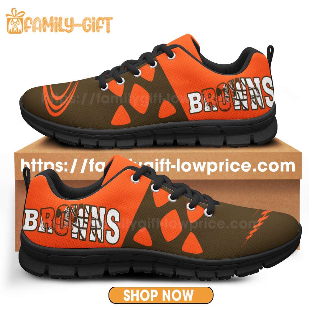 Cleveland Browns Sneakers High Top Shoes Fan Gift