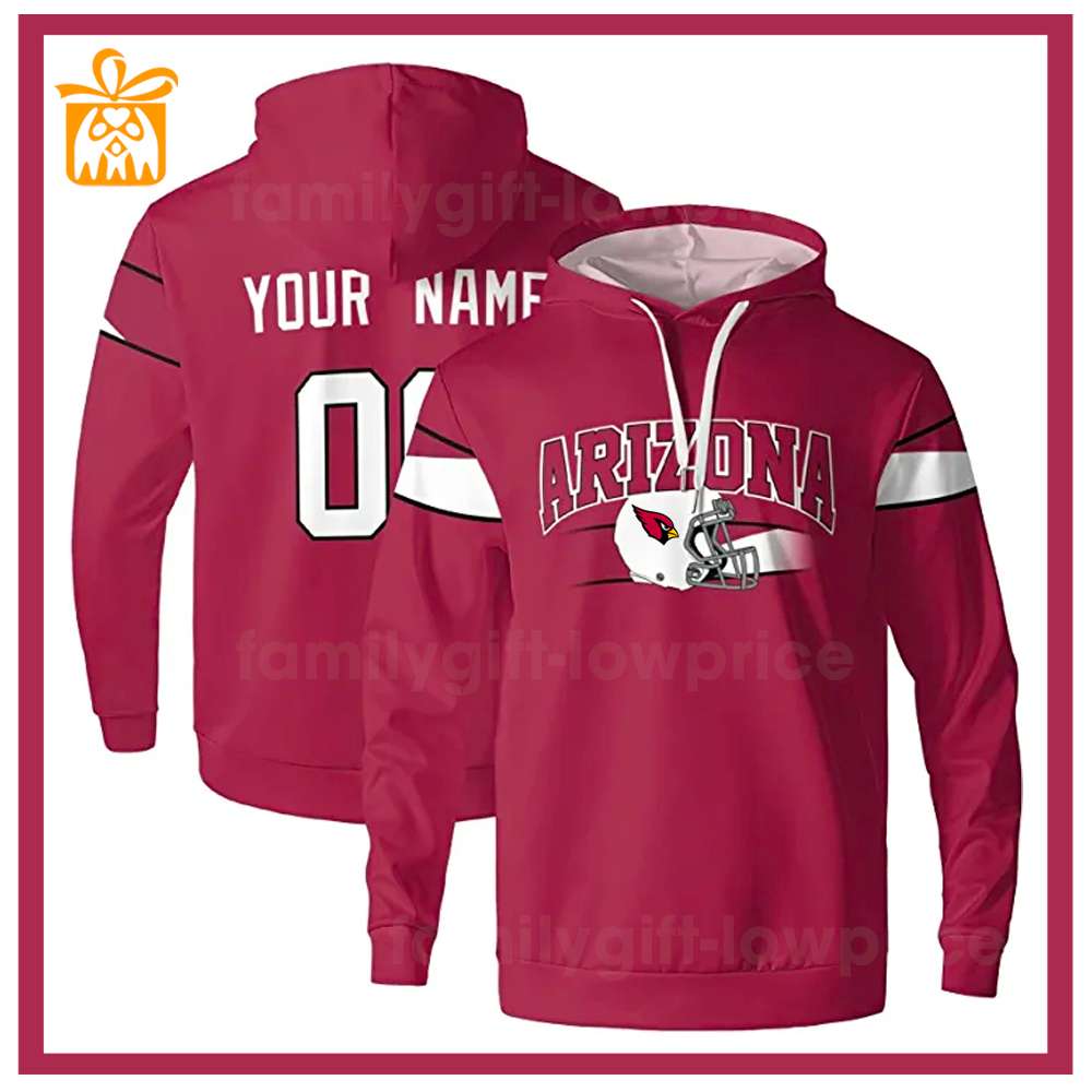 Custom NFL Hoodie Arizona Cardinals Hoodie Mens & Womens - Gifts for Football Fans