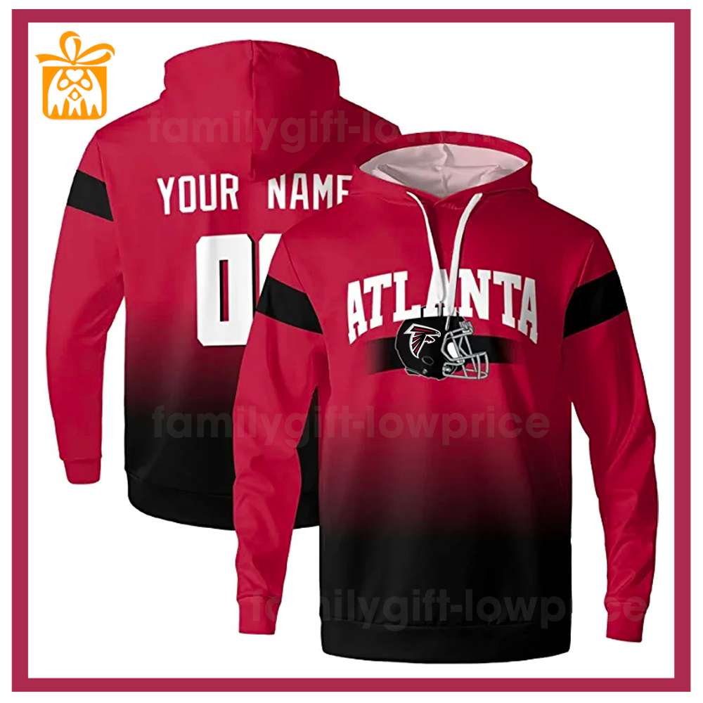 Custom NFL Hoodie Atlanta Falcons Hoodie Mens & Womens - Gifts for Football Fans