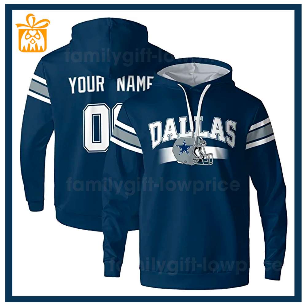 Custom NFL Hoodie Dallas Cowboys Hoodie Mens & Womens - Gifts for Football Fans