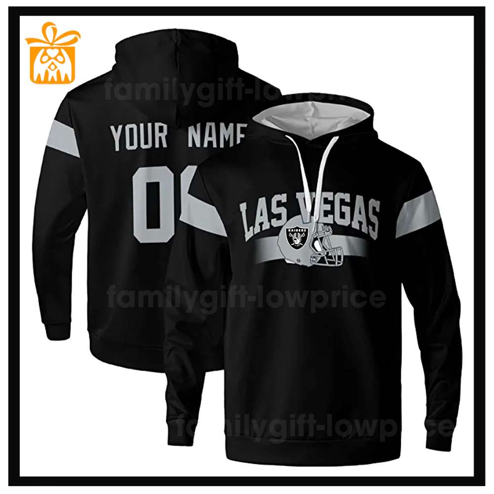 Custom NFL Hoodie Las Vegas Raiders Hoodie Mens & Womens - Gifts for Football Fans