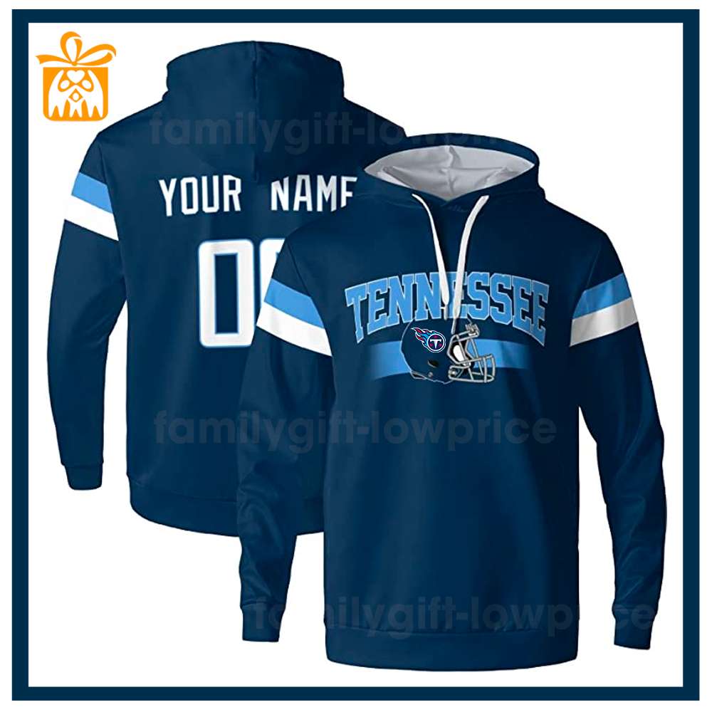 Custom NFL Hoodie Tennessee Titans Hoodie Mens & Womens - Gifts for Football Fans