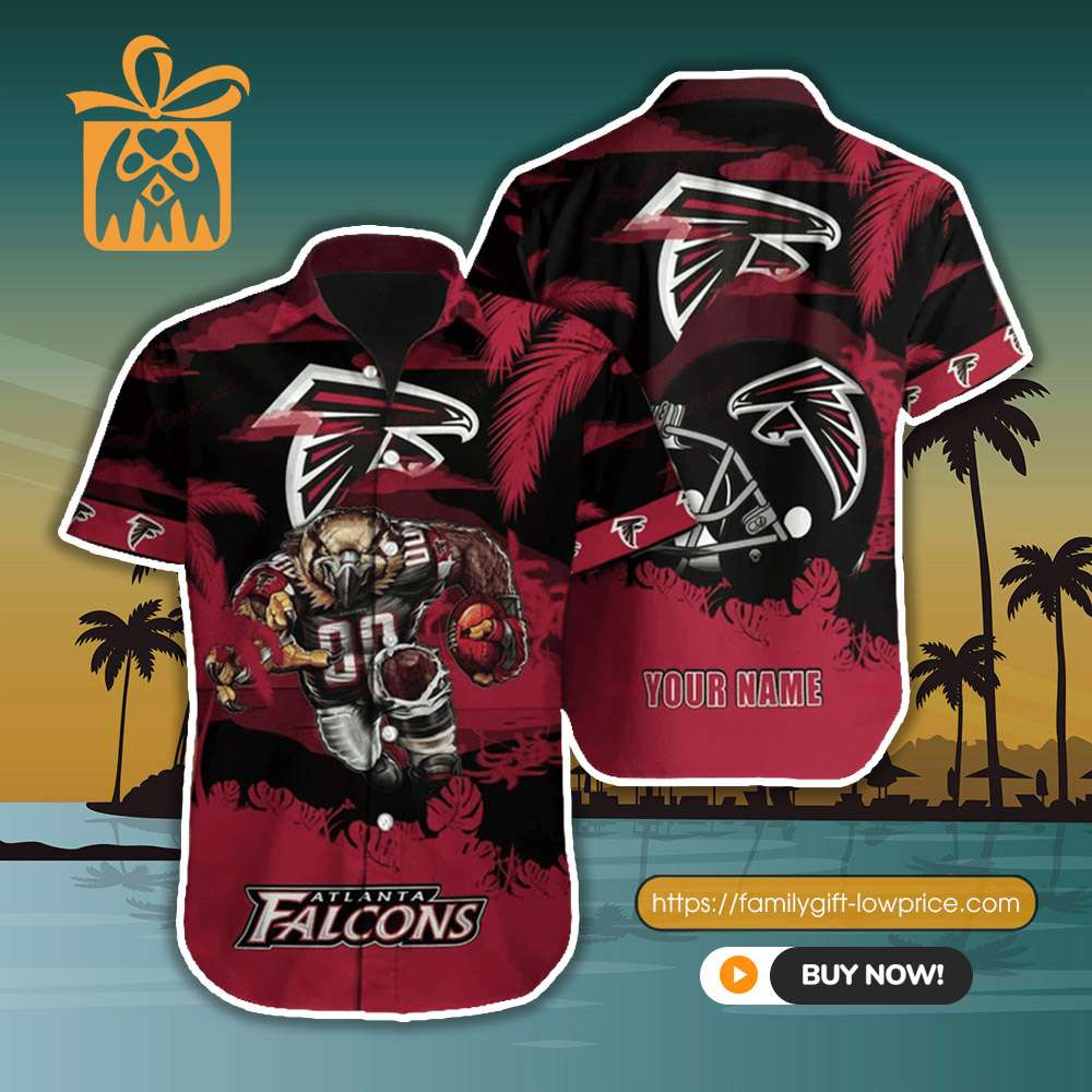 Atlanta Falcons And Mickey Mouse Custom Name Hawaii Shirt Summer