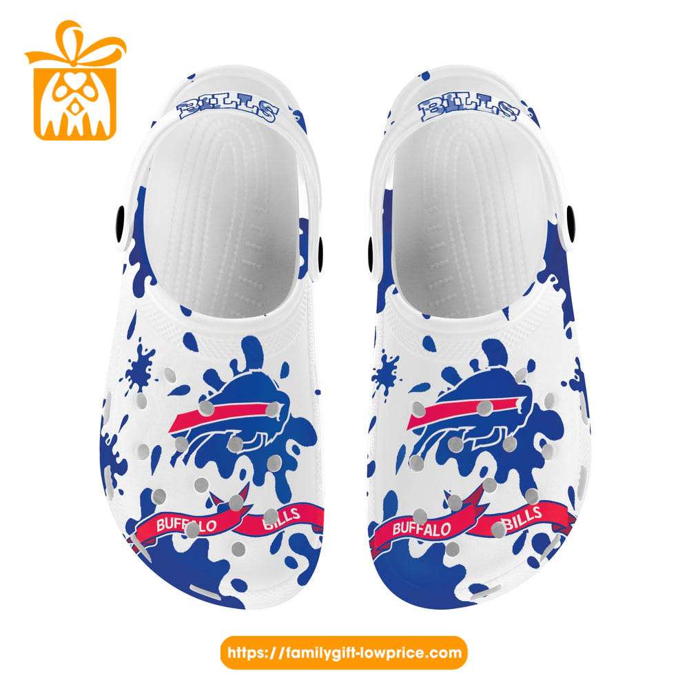 NFL Crocs - Buffalo Bills Crocs Clog Shoes for Men & Women - Custom Crocs Shoes