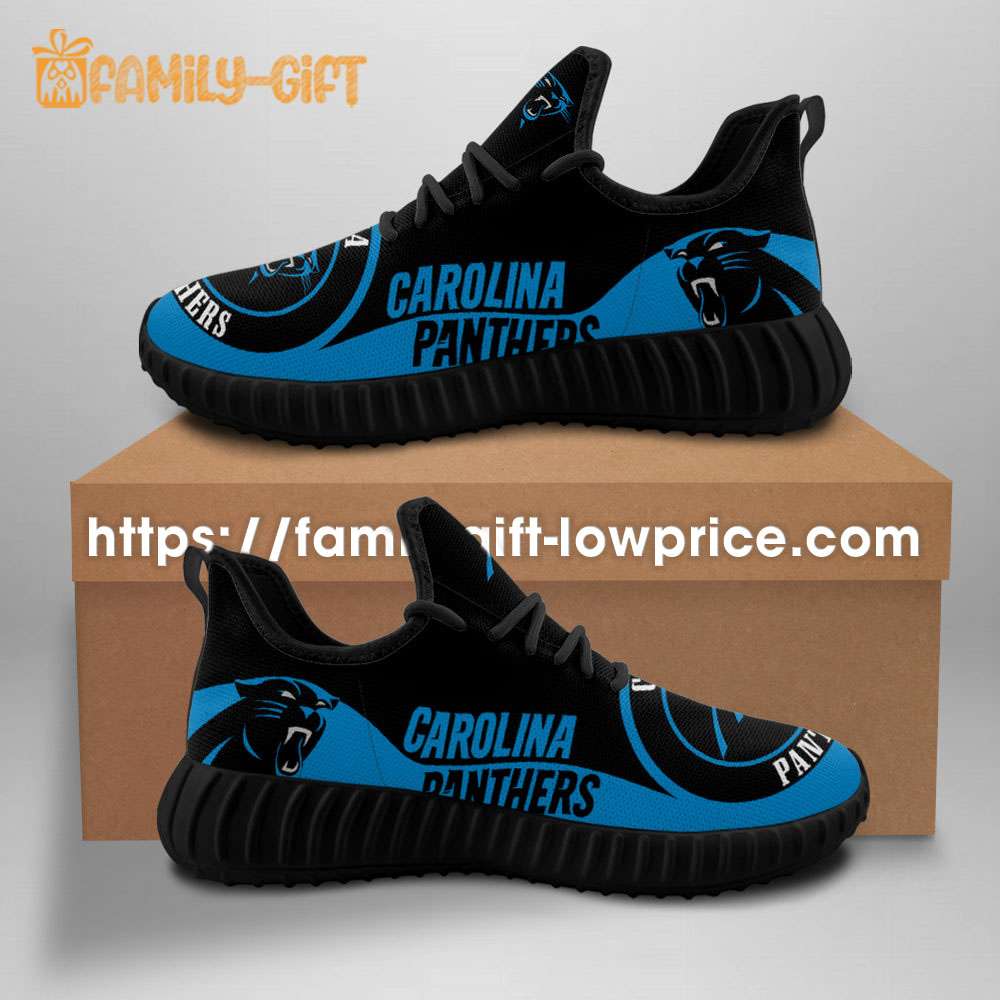 Carolina Panthers Shoe - Yeezy Running Shoes for For Men and Women