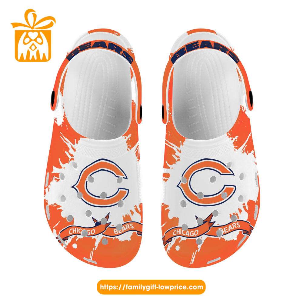 NFL Crocs - Chicago Bears Crocs Clog Shoes for Men & Women - Custom Crocs Shoes