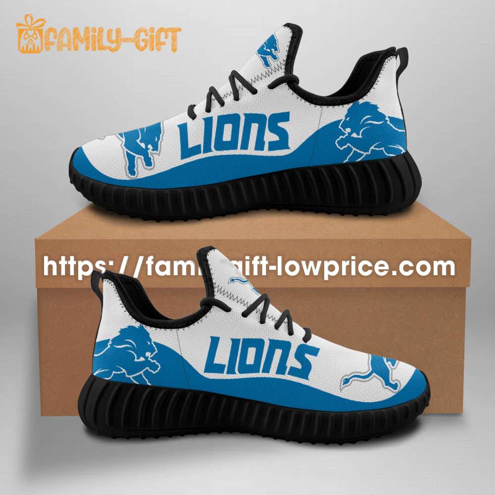 Detroit Lions Shoe - Yeezy Running Shoes for For Men and Women