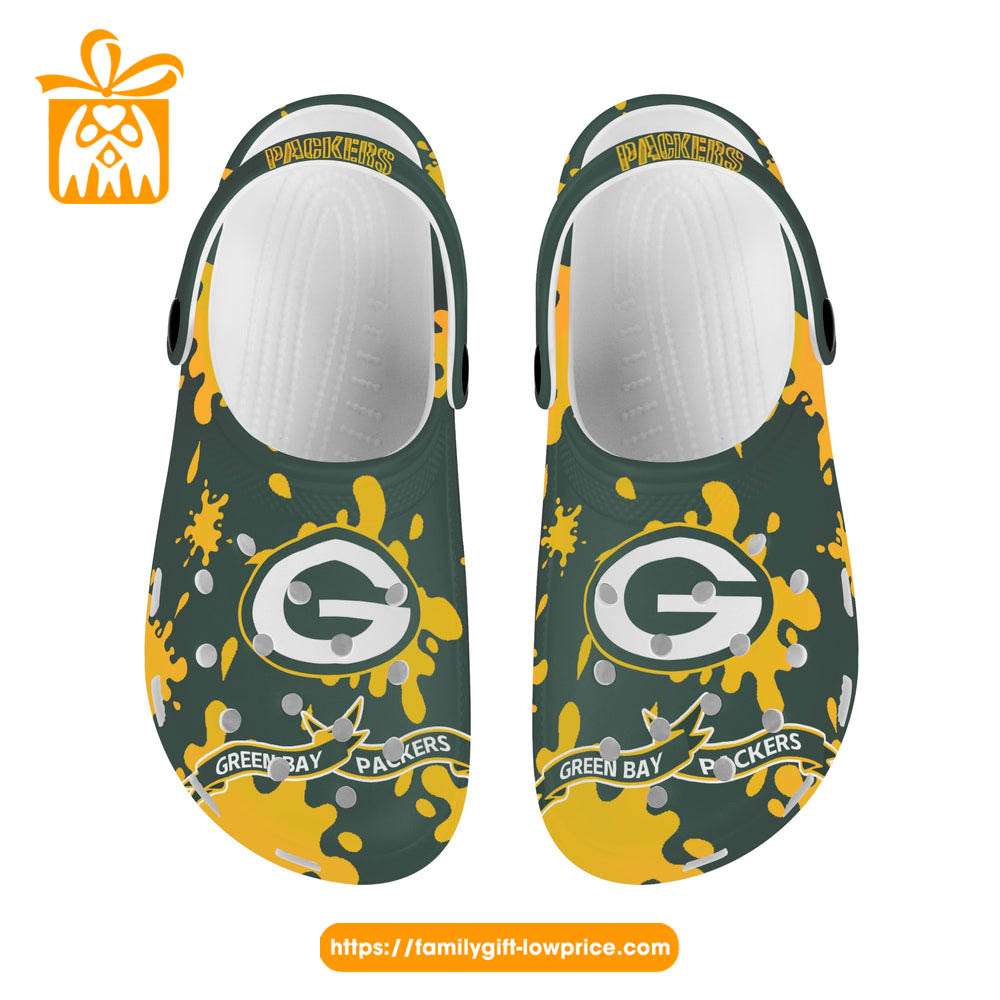 NFL Crocs - Green Bay Packers Crocs Clog Shoes for Men & Women - Custom Crocs Shoes