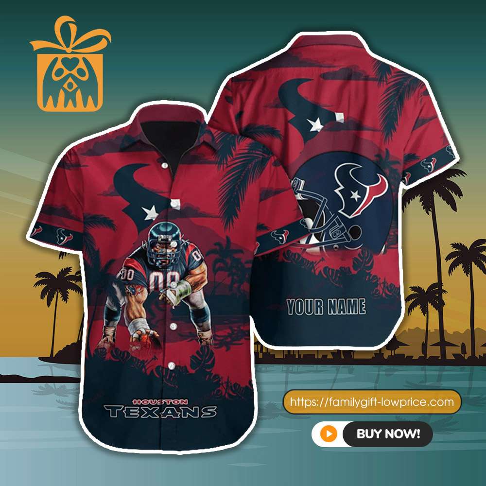 Personalized Houston Texans Hawaiian Shirt NFL Football Hawaiian