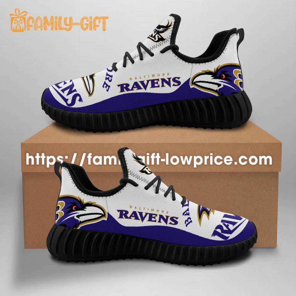Baltimore Ravens Shoe - Yeezy Running Shoes for For Men and Women
