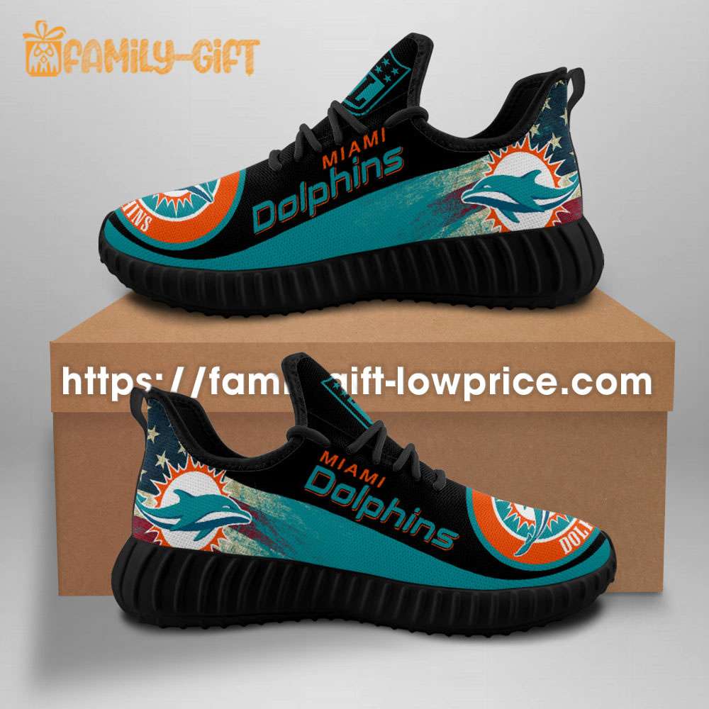 Miami Dolphins Shoes - Yeezy Running Shoes for For Men and Women