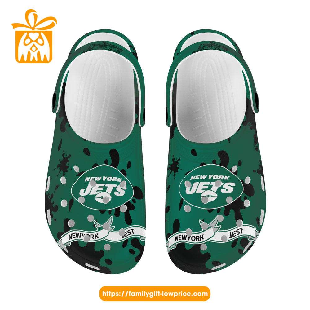 NFL Crocs - New York Jets Crocs Clog Shoes for Men & Women - Custom Crocs Shoes