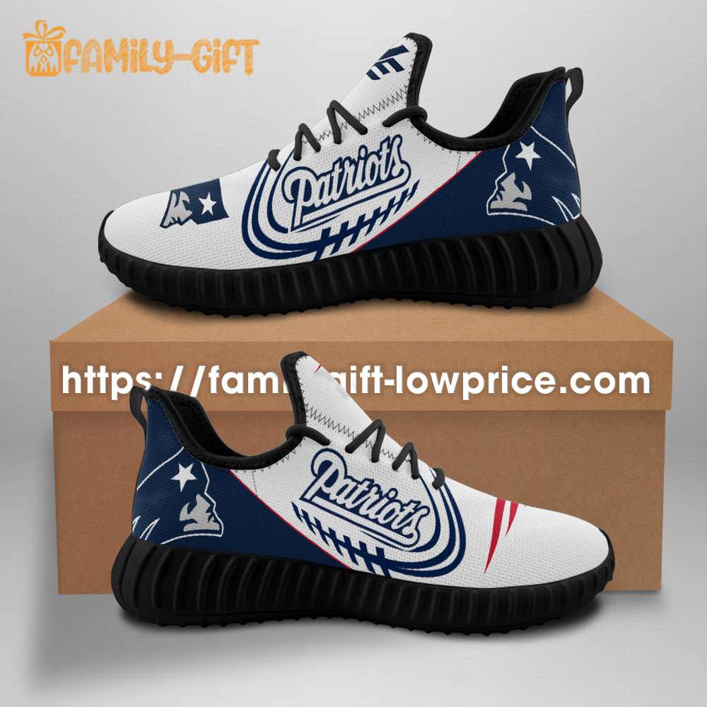 New England Patriots Shoe - Yeezy Running Shoes for For Men and Women