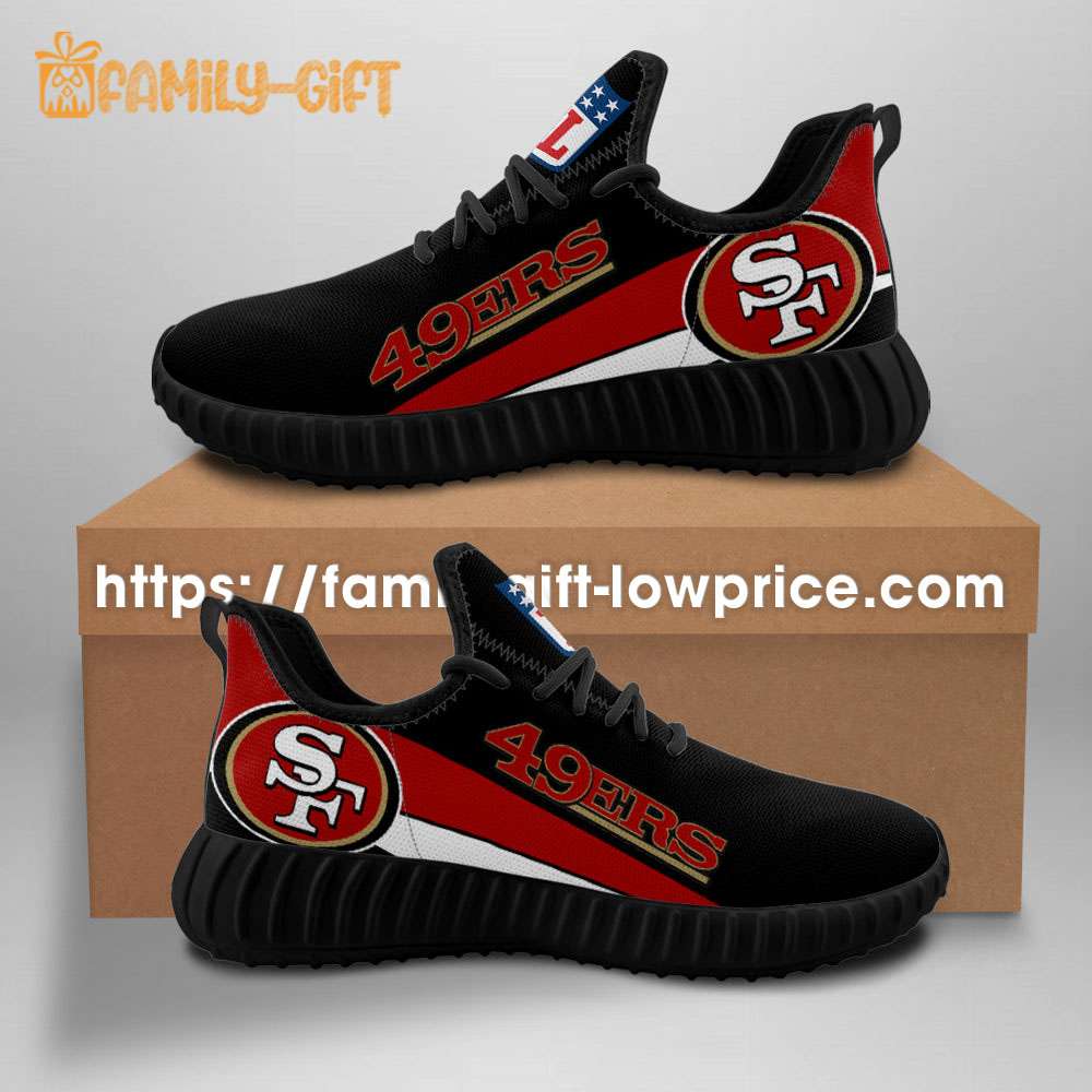 San Francisco 49ers Shoe - Yeezy Running Shoes for For Men and Women