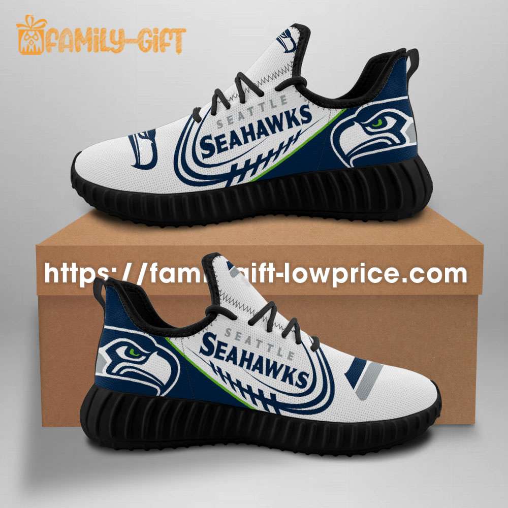 Seattle Seahawks Shoe - Yeezy Running Shoes for For Men and Women